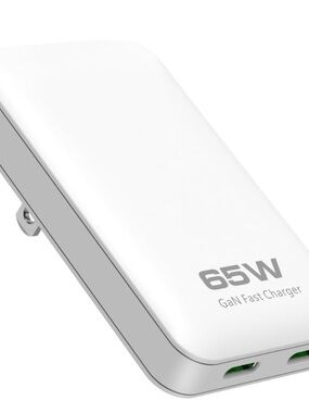 Tested new 65W GaN Fast Charger Dual USB-C White